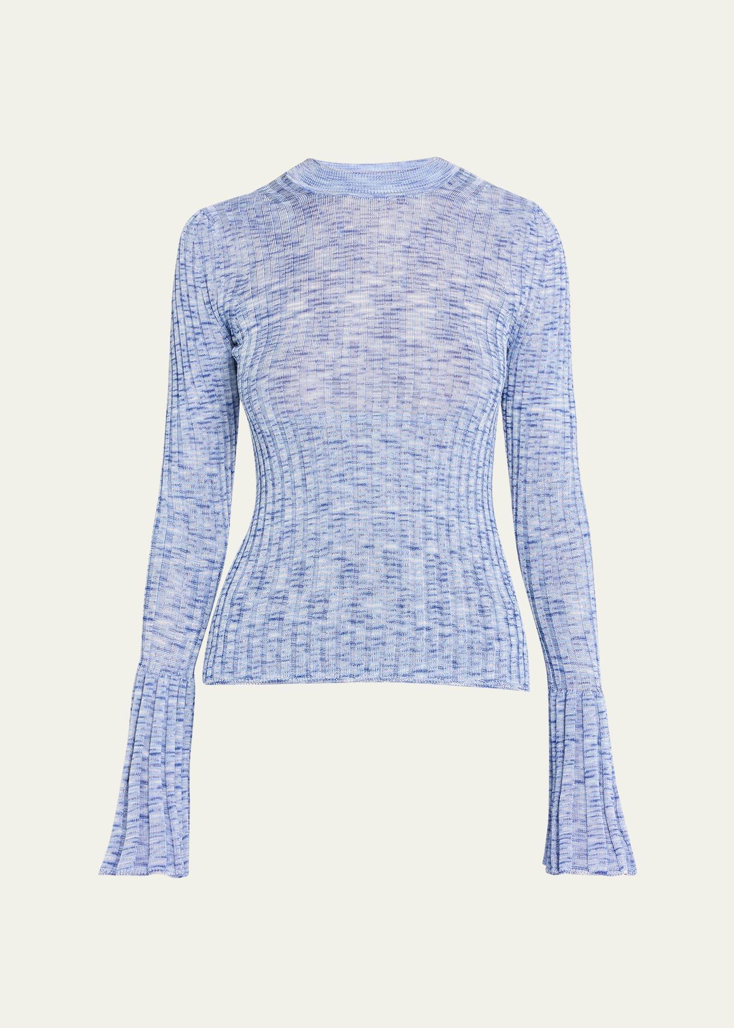 mouline long-sleeve top