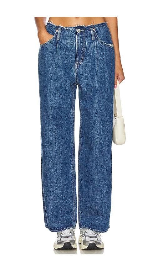 moussy vintage macclenny wide leg jeans in denim-medium.