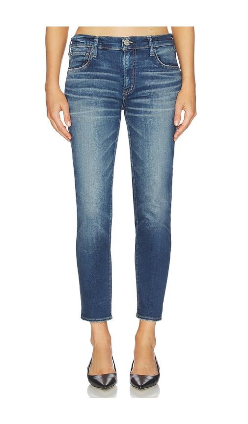 moussy vintage medway skinny jeans in navy.