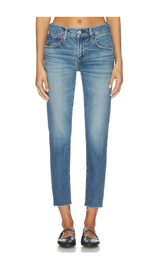 moussy vintage vizcaya skinny jeans in blue.