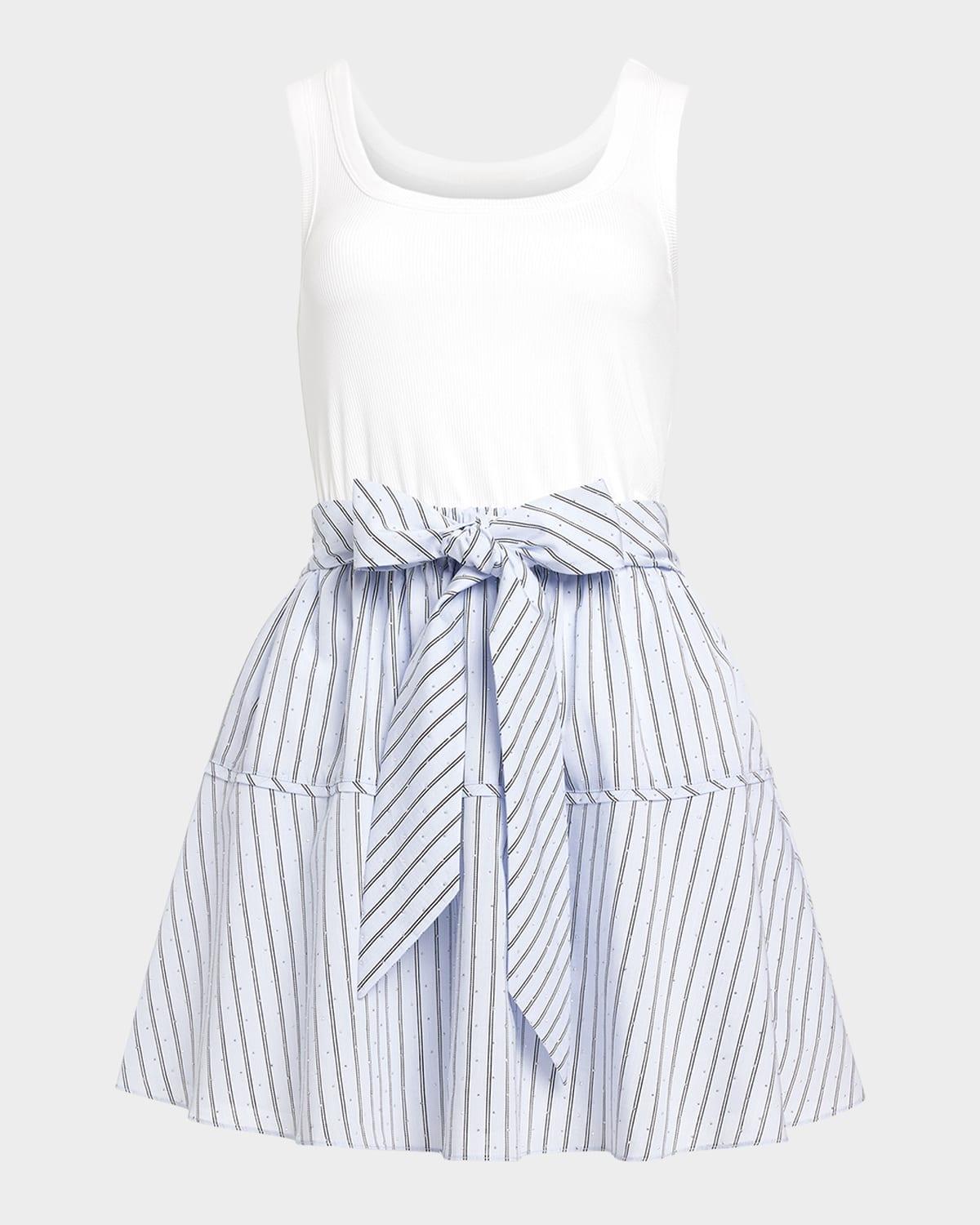 moxie sleeveless mini dress