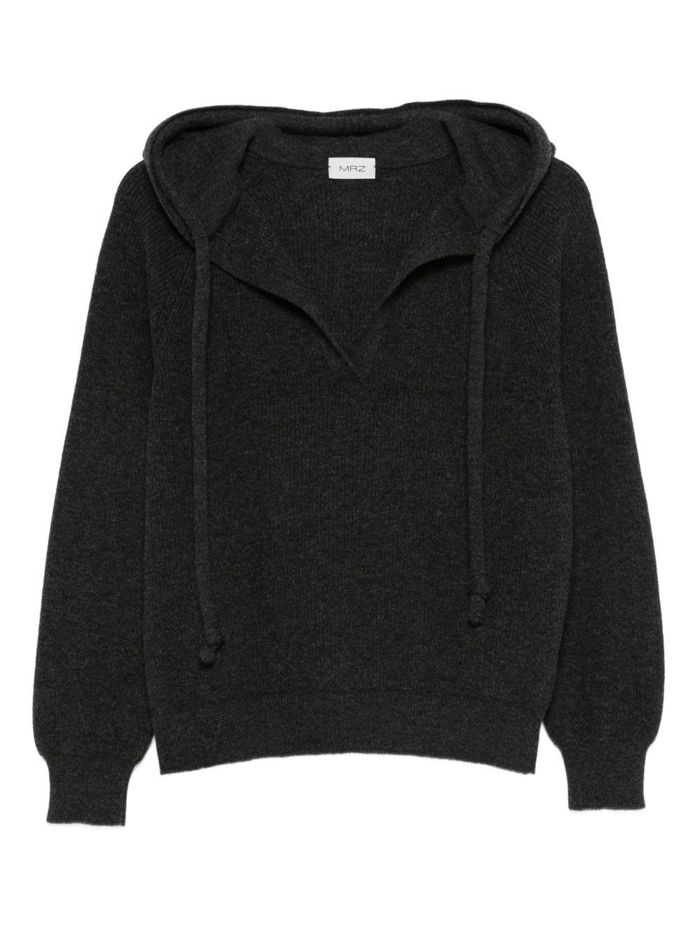 mrz wool and cashmere hoodie