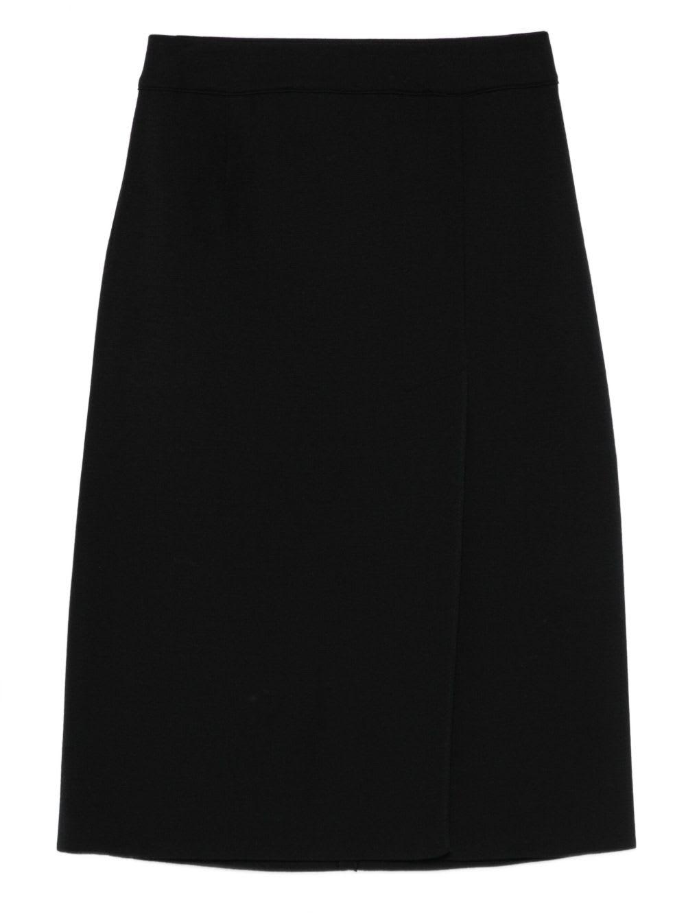 mrz wool midi skirt