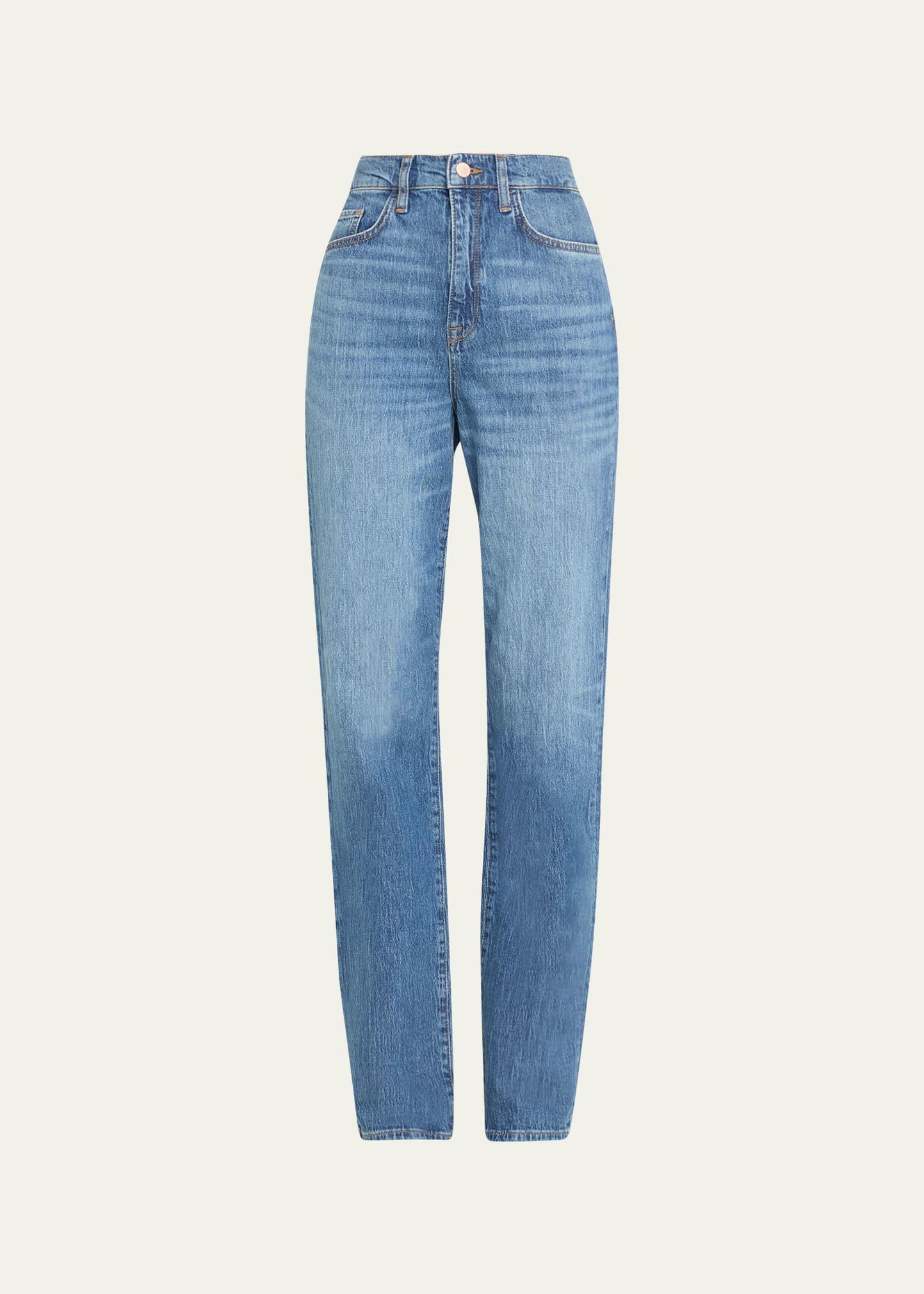 ms. triarchy v-high rise straight-leg jeans