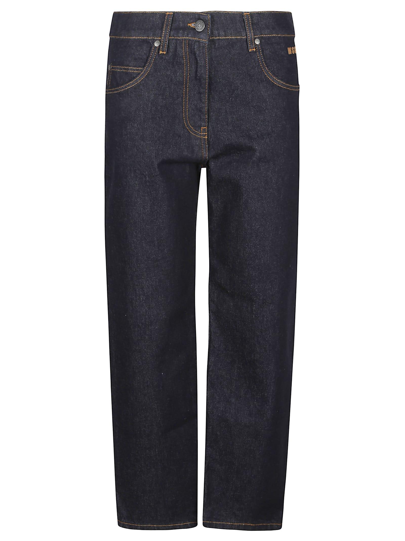 msgm ankle cut denim jeans