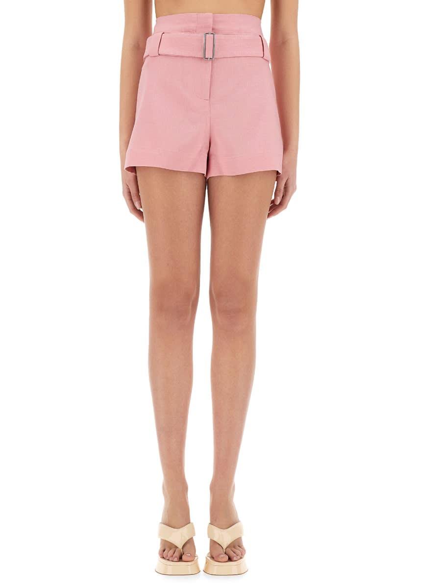 msgm belted shorts