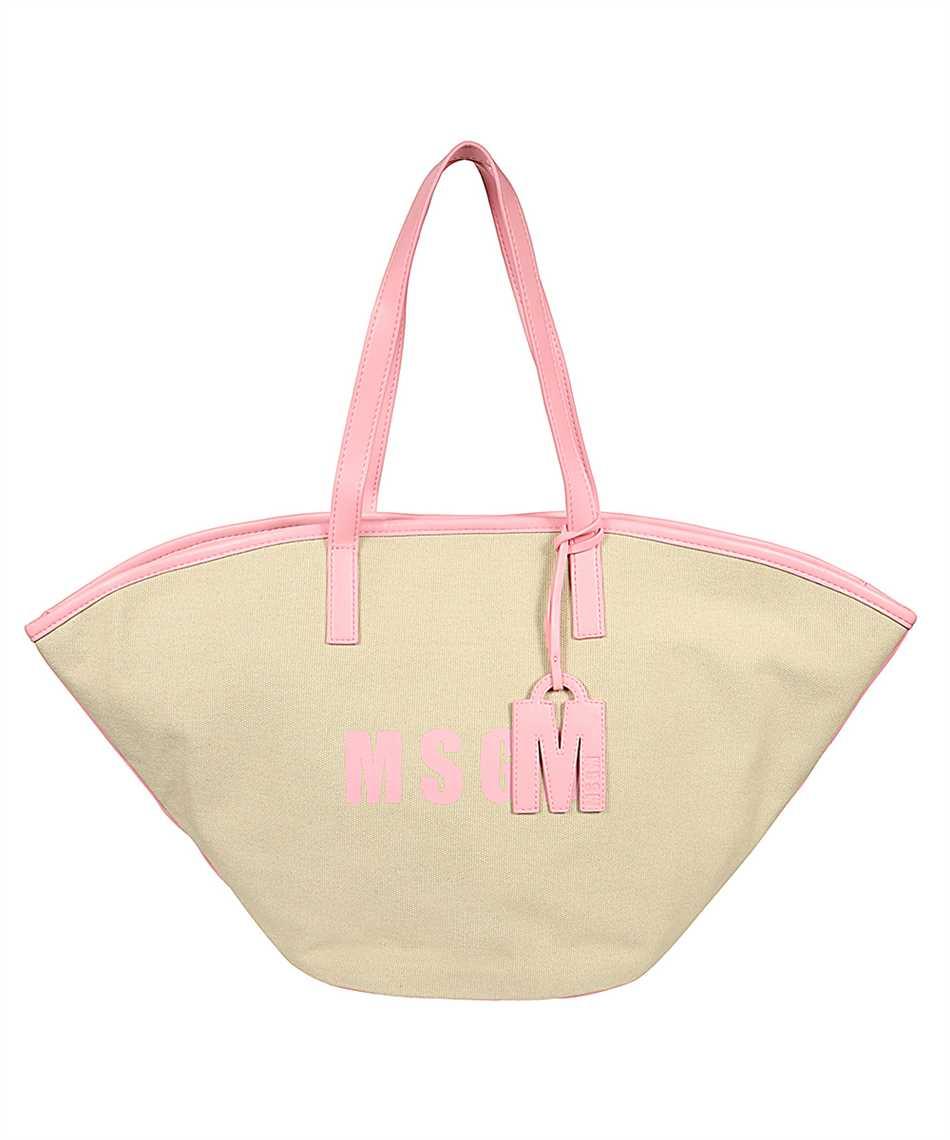 msgm canvas tote bag