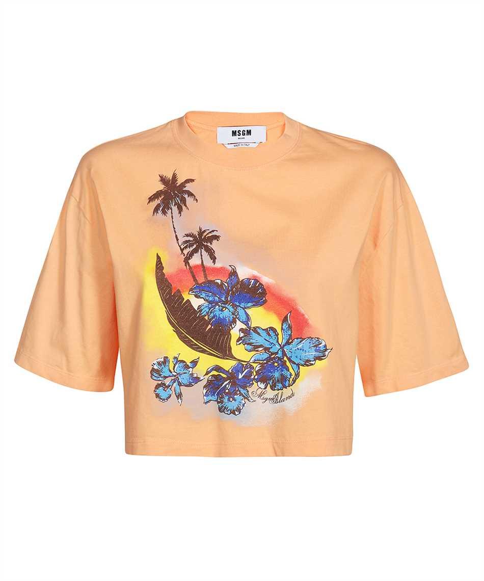 msgm cotton crop top