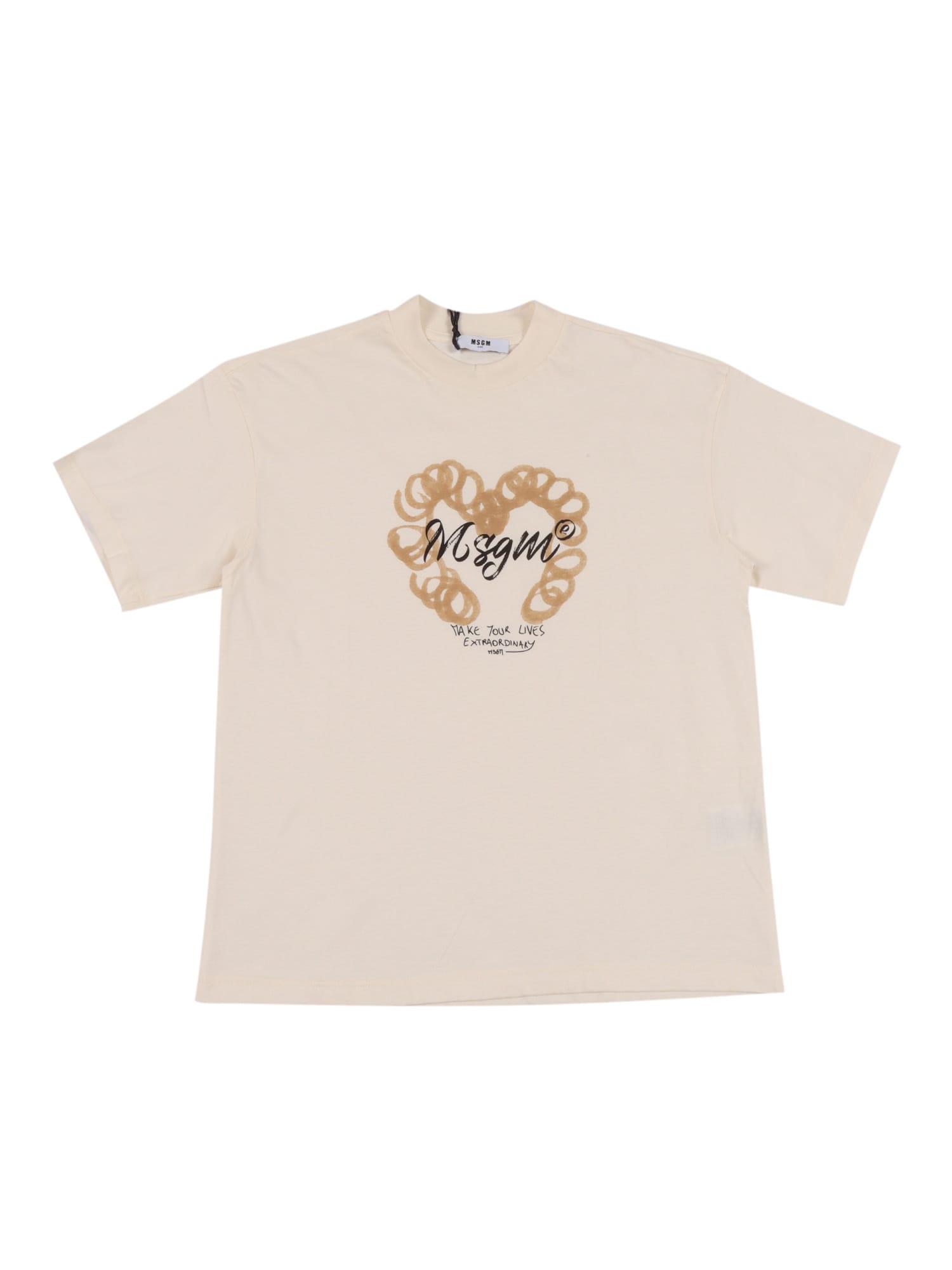 msgm jersey t-shirt girl