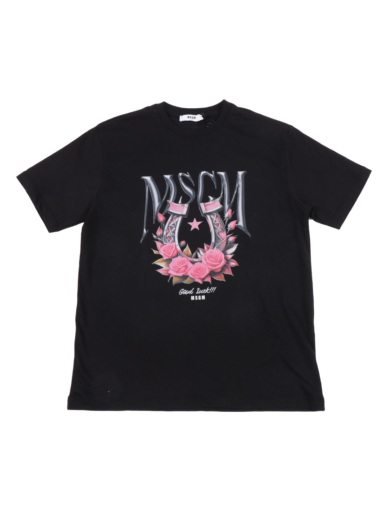 msgm jersey t-shirt girl