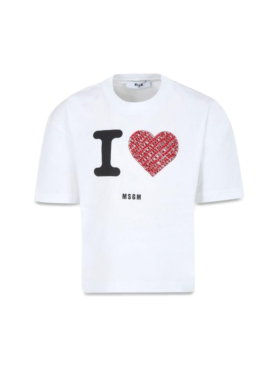 msgm jersey t-shirt girl