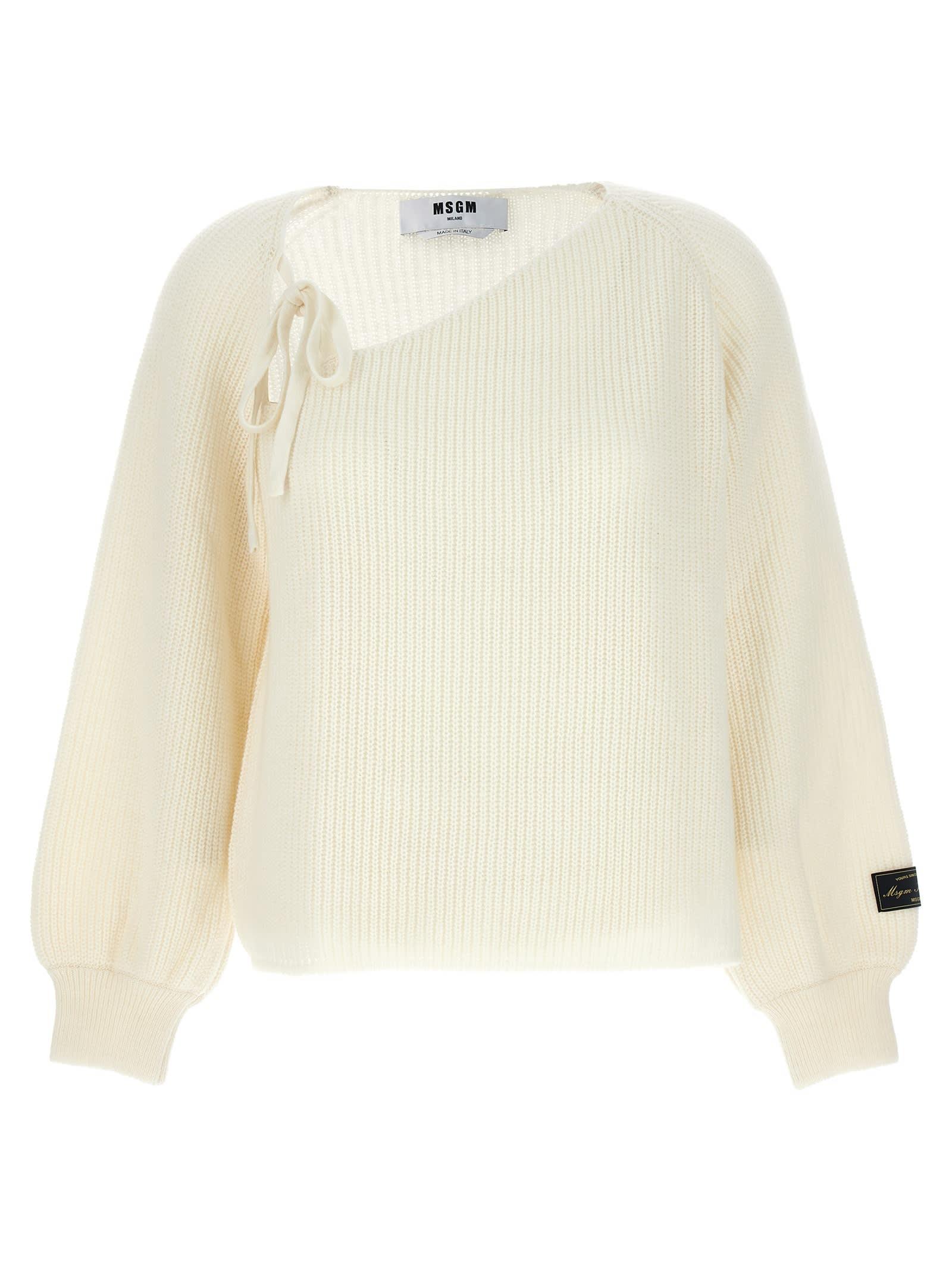 msgm lacing sweater