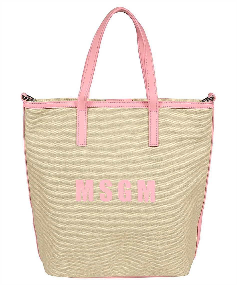 msgm logo detail handbag