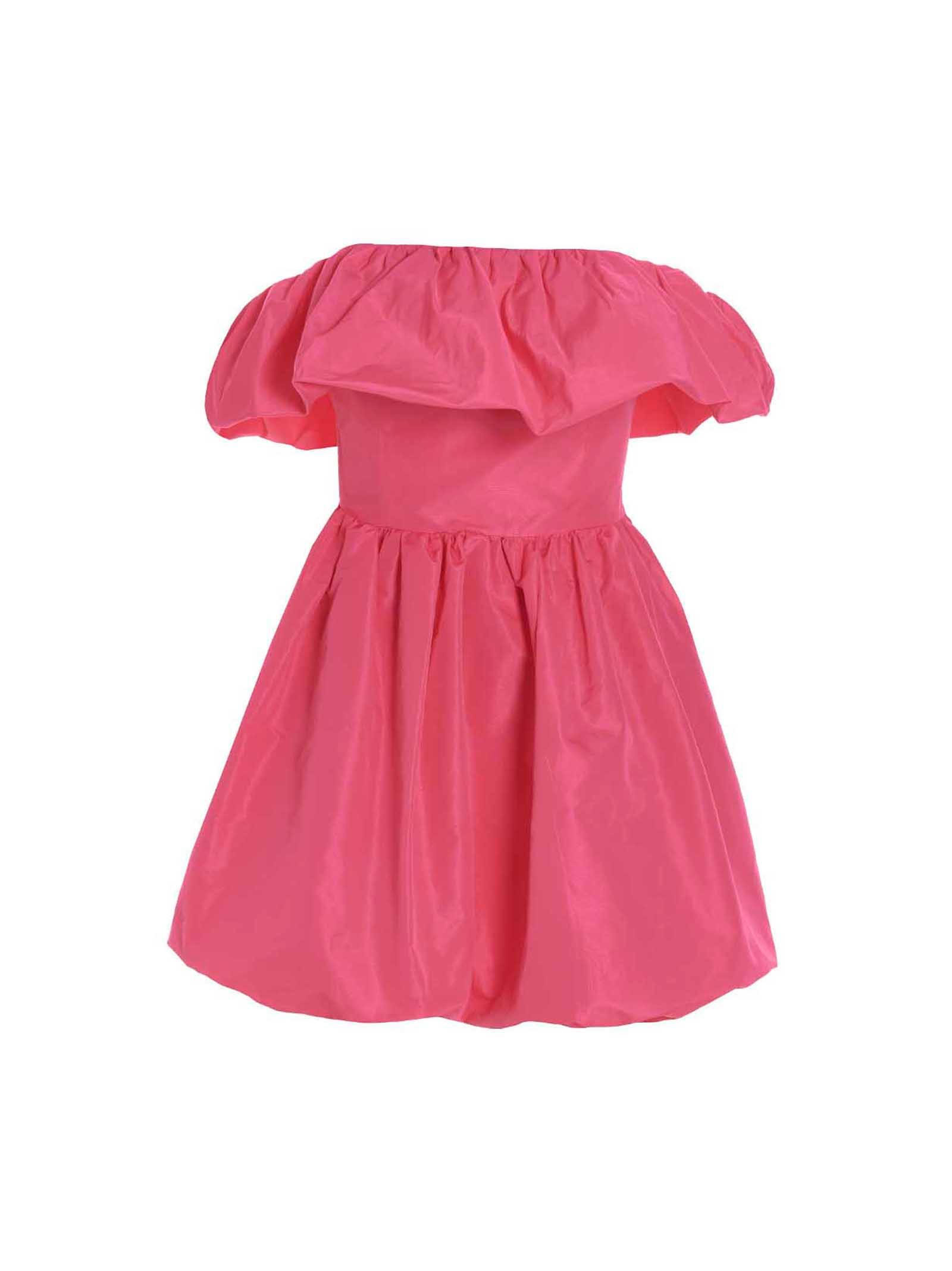 msgm off-shoulder short dress