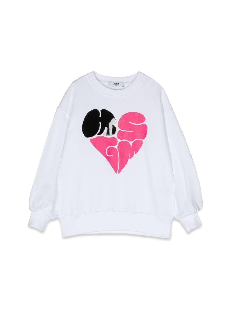 msgm over sweatshirt