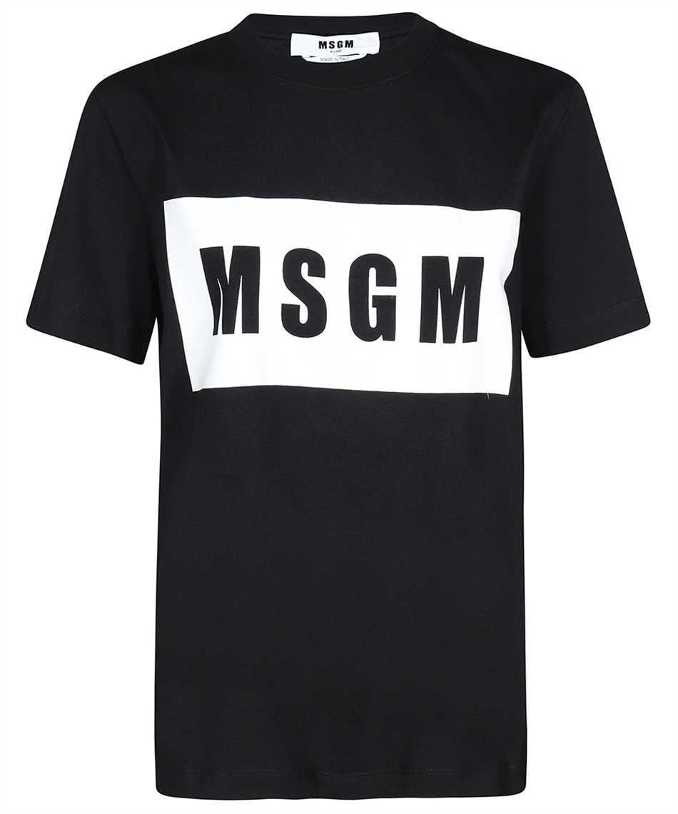 msgm printed cotton t-shirt