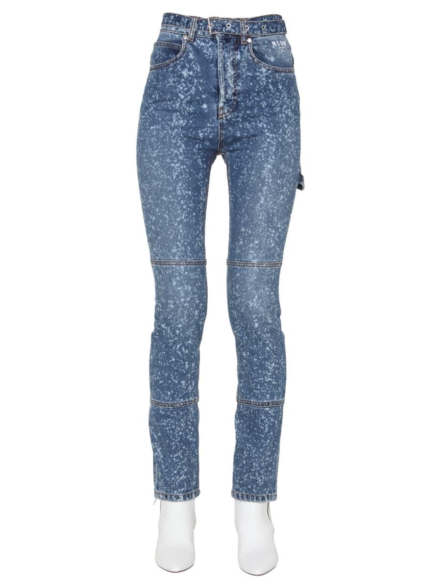 msgm skinny fit jeans