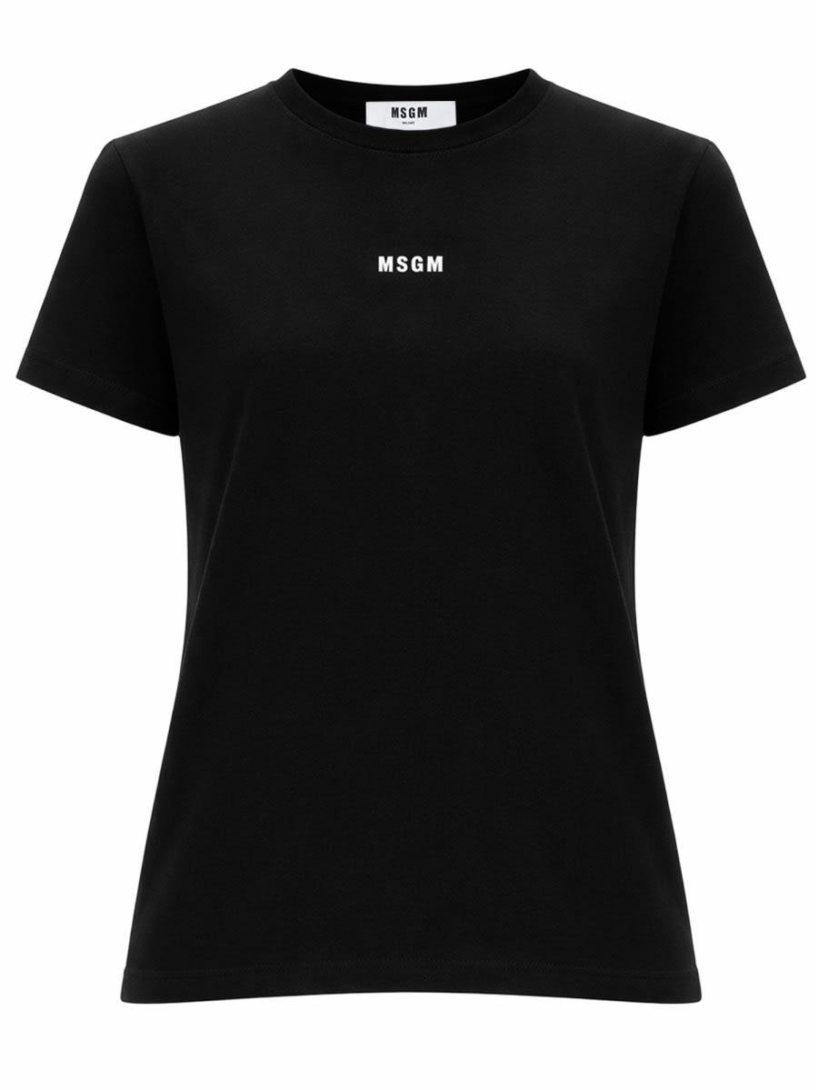 msgm t-shirt con micro logo