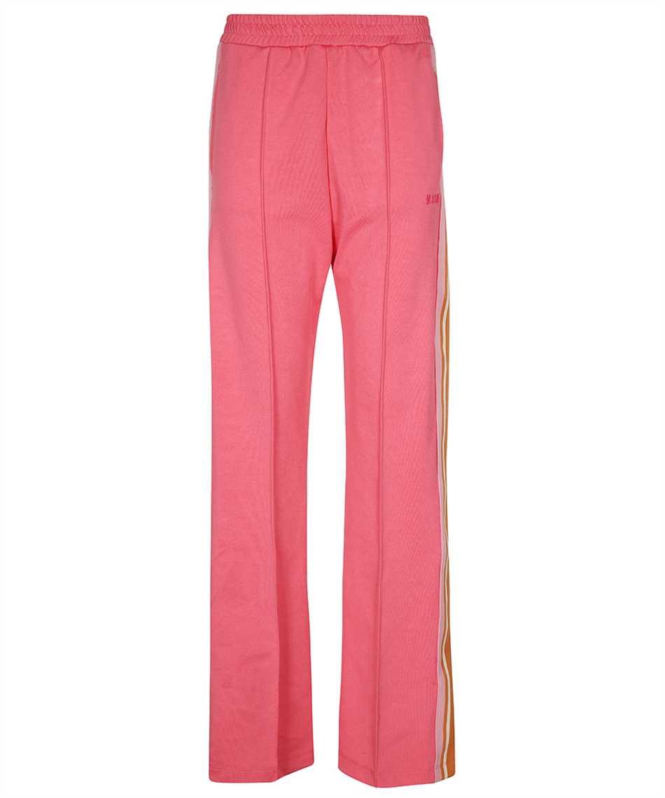 msgm track-pants with decorative stripes