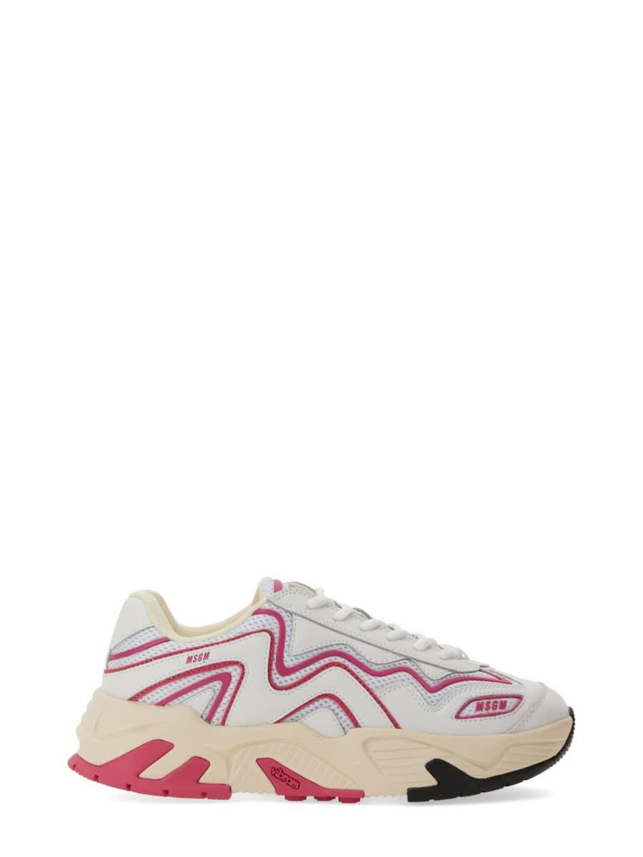 msgm vortex sneaker with vibram sole