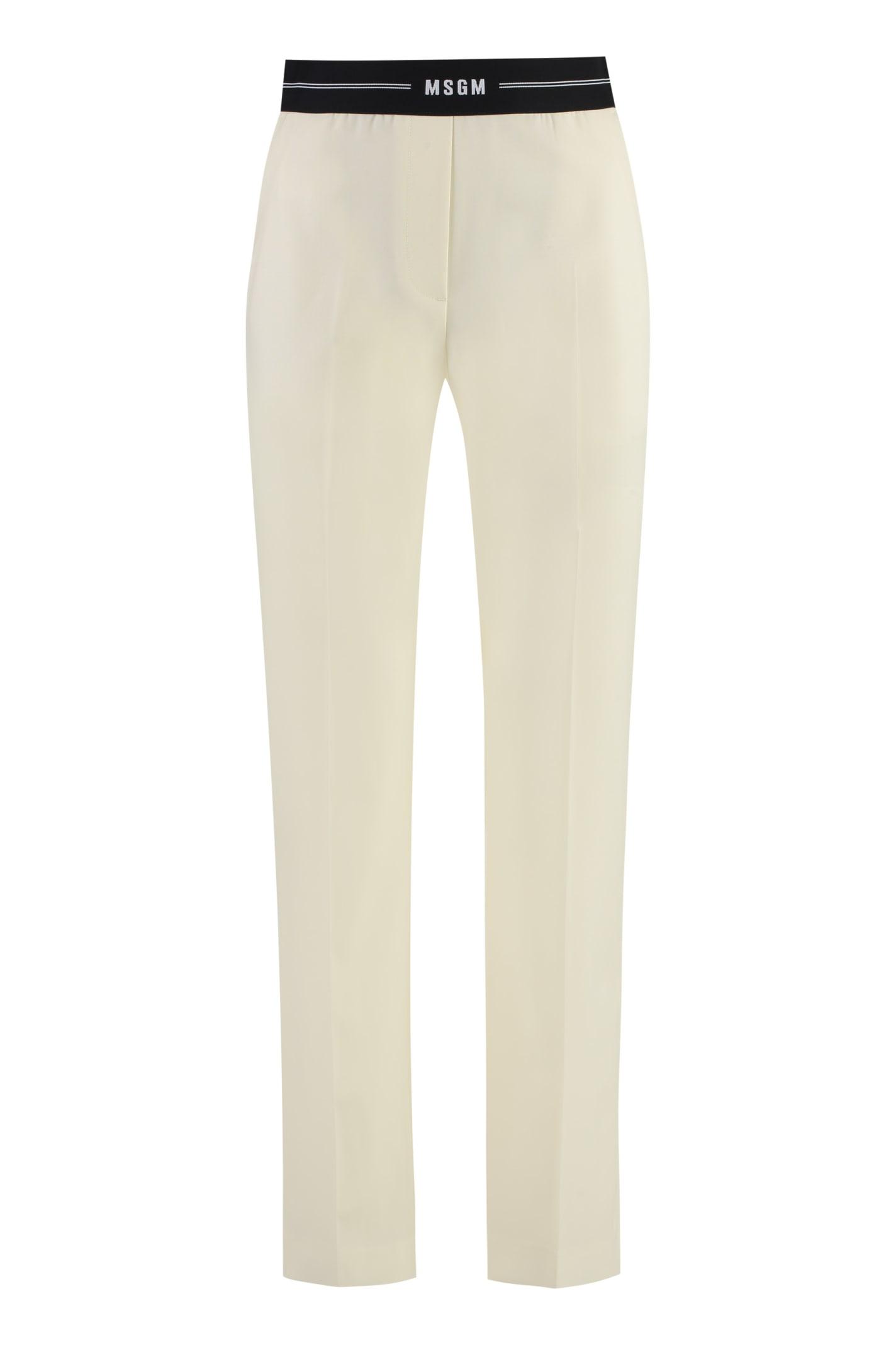 msgm wool trousers