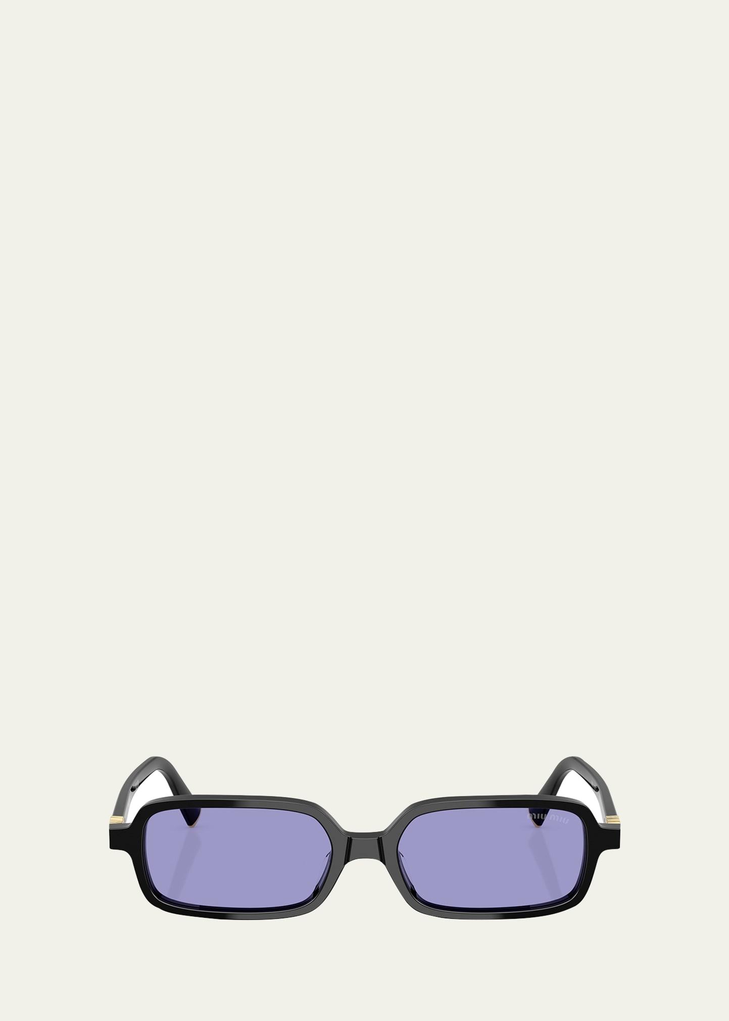 mu 11zsf acetate rectangular sunglasses