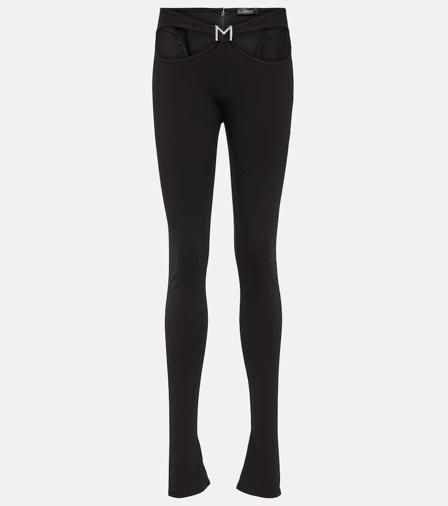 mugler cutout leggings