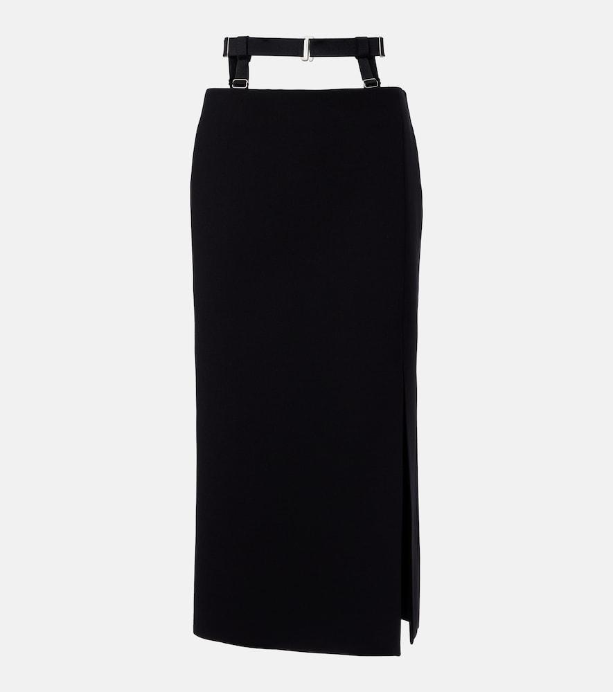 mugler cutout pencil skirt