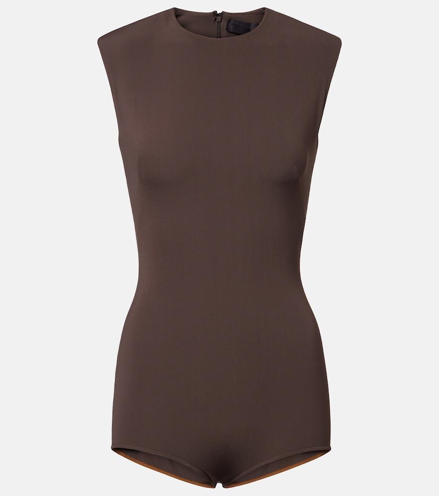 mugler jersey bodysuit