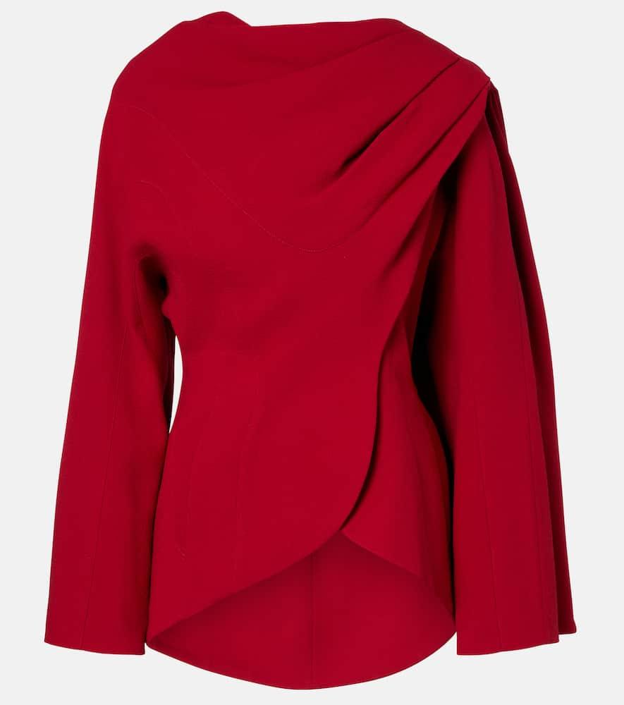 mugler re/edit chimère virgin wool jacket