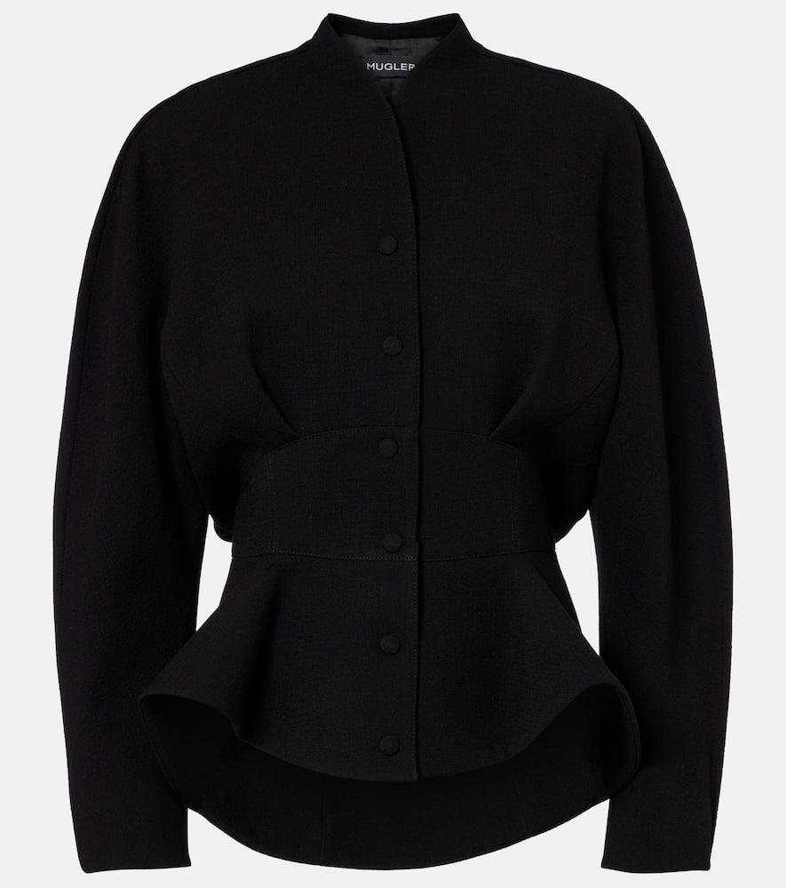 mugler re/edit virgin wool jacket