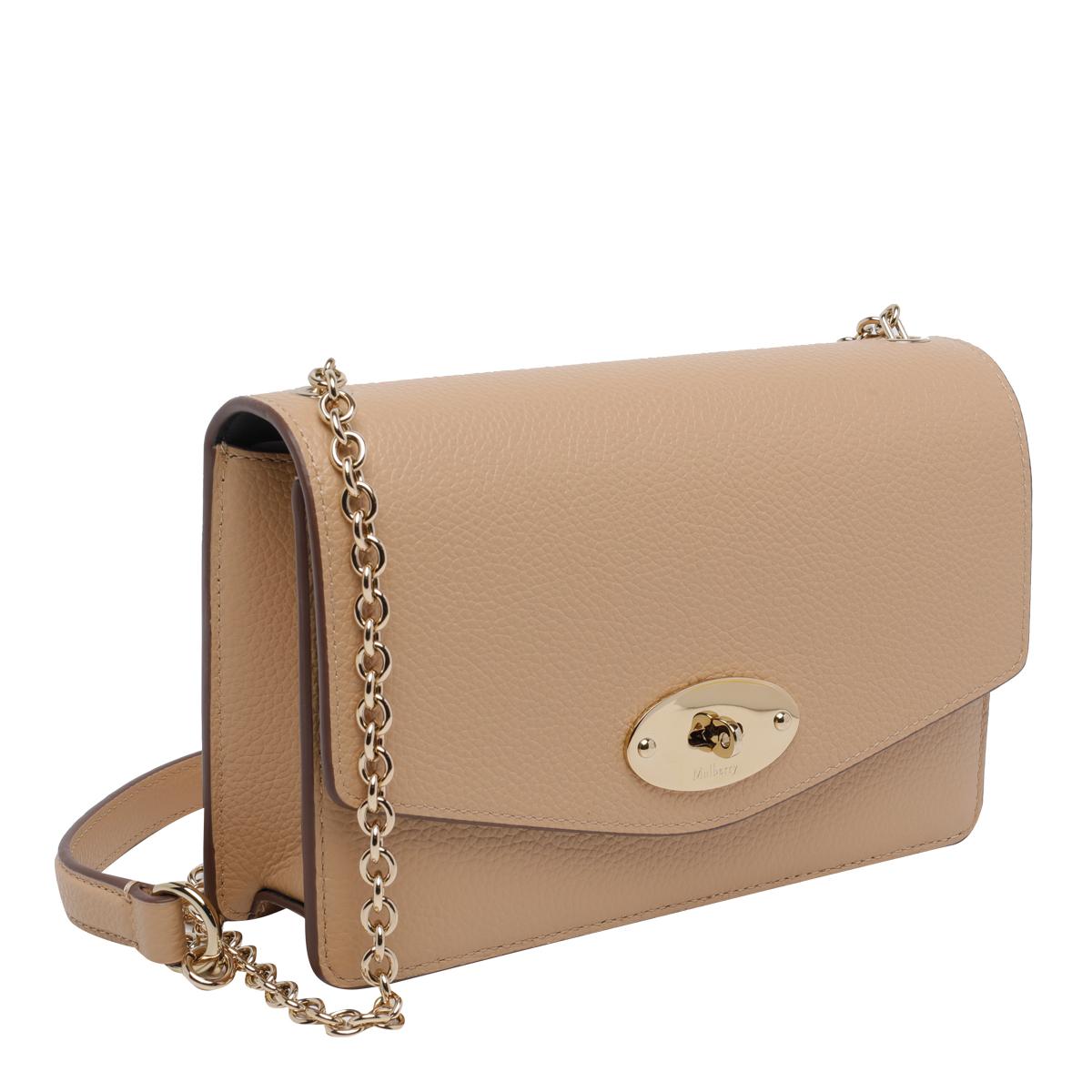 mulberry bags beige calf leather - women