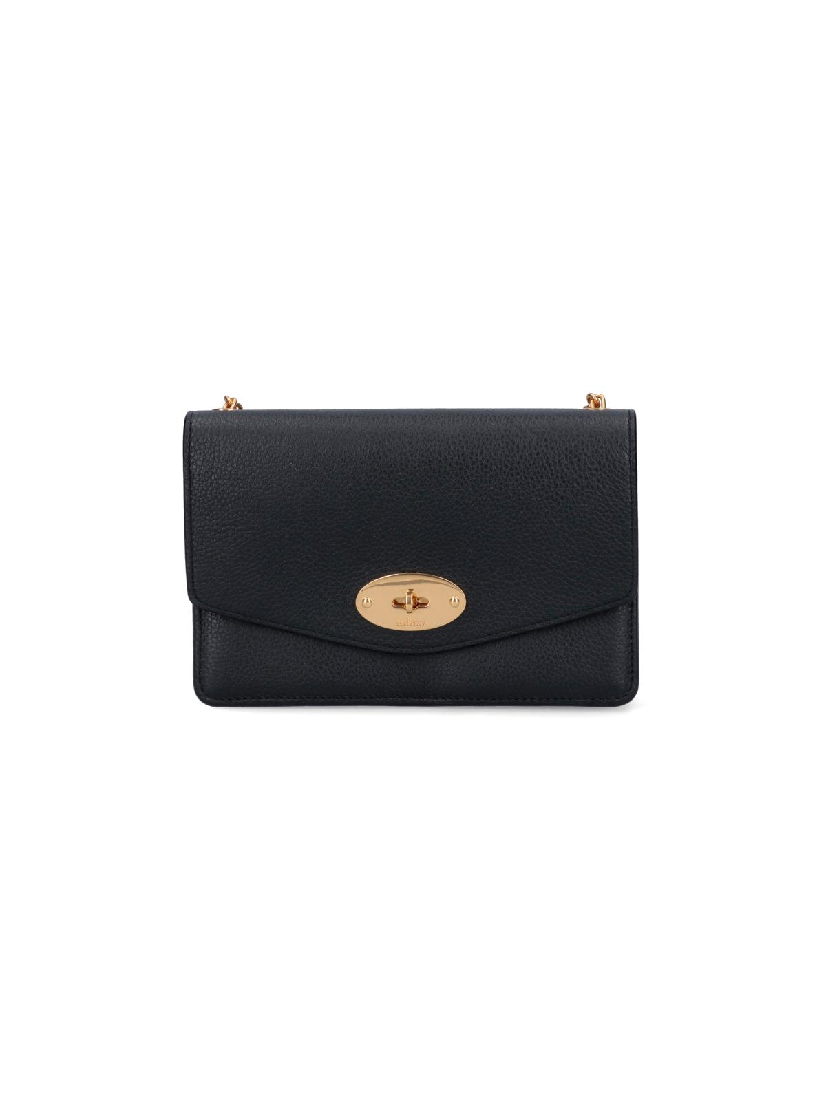 mulberry bags black bovine leather - women
