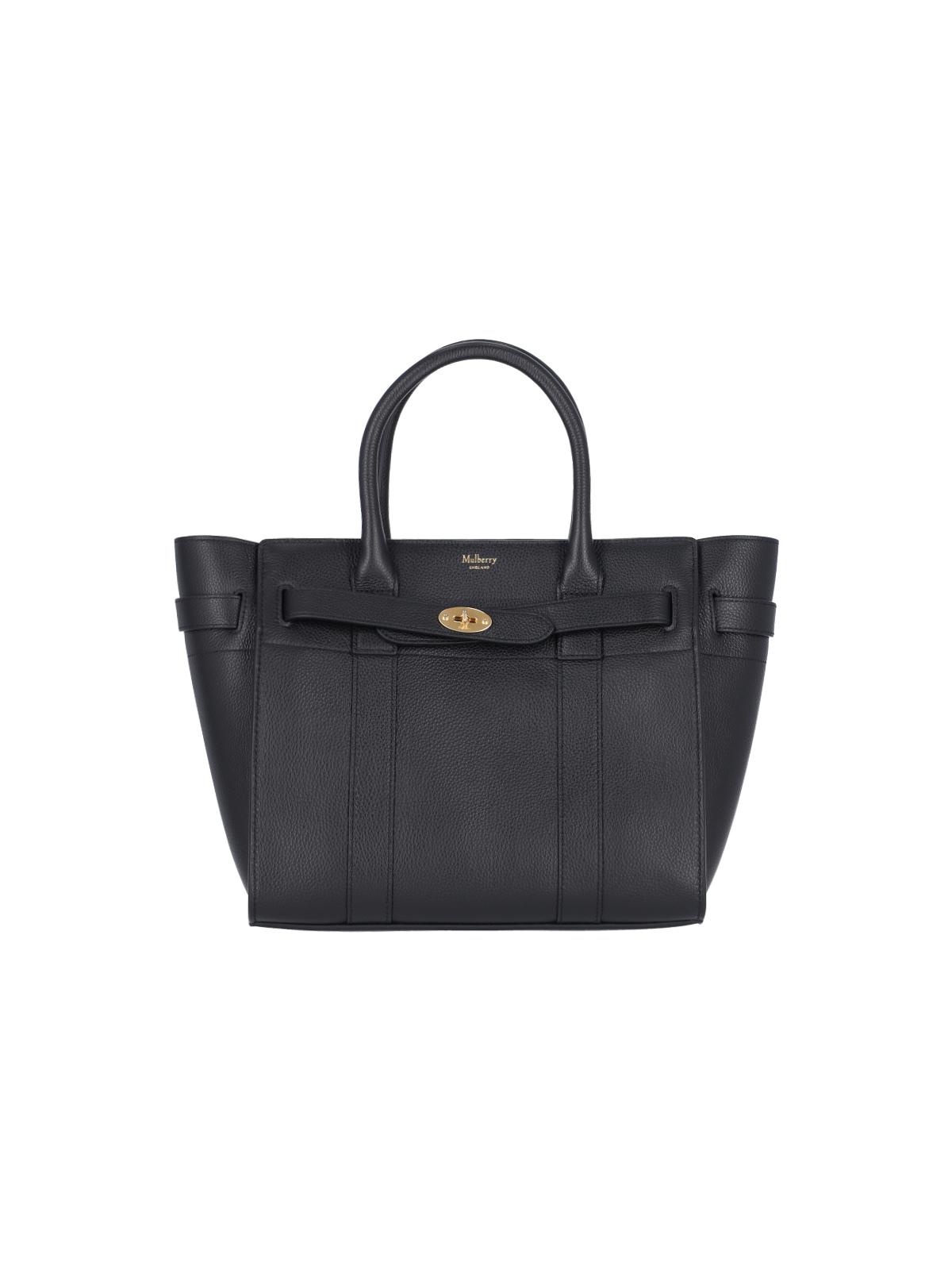 mulberry bags black bovine leather - women