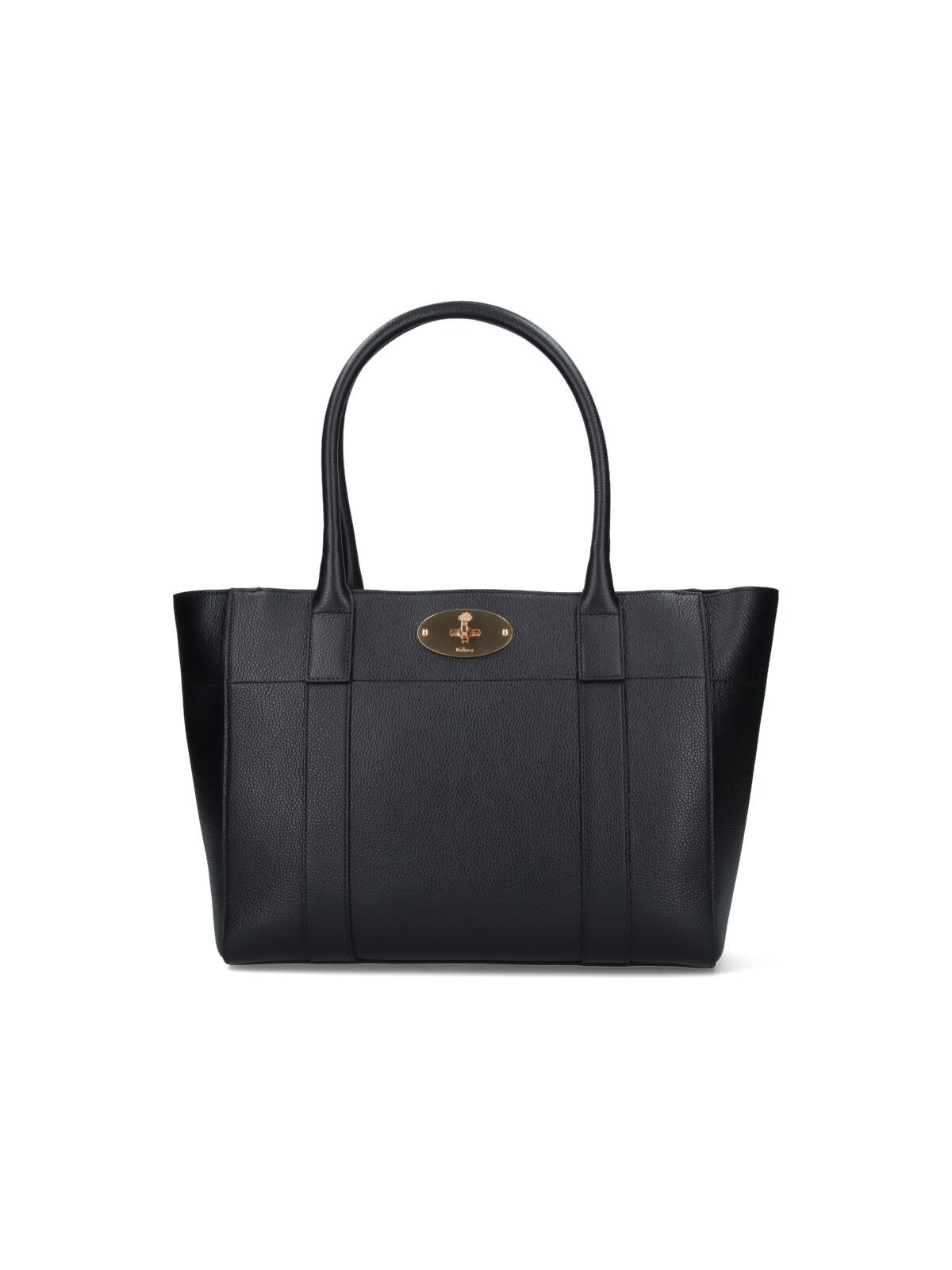 mulberry bags black bovine leather - women