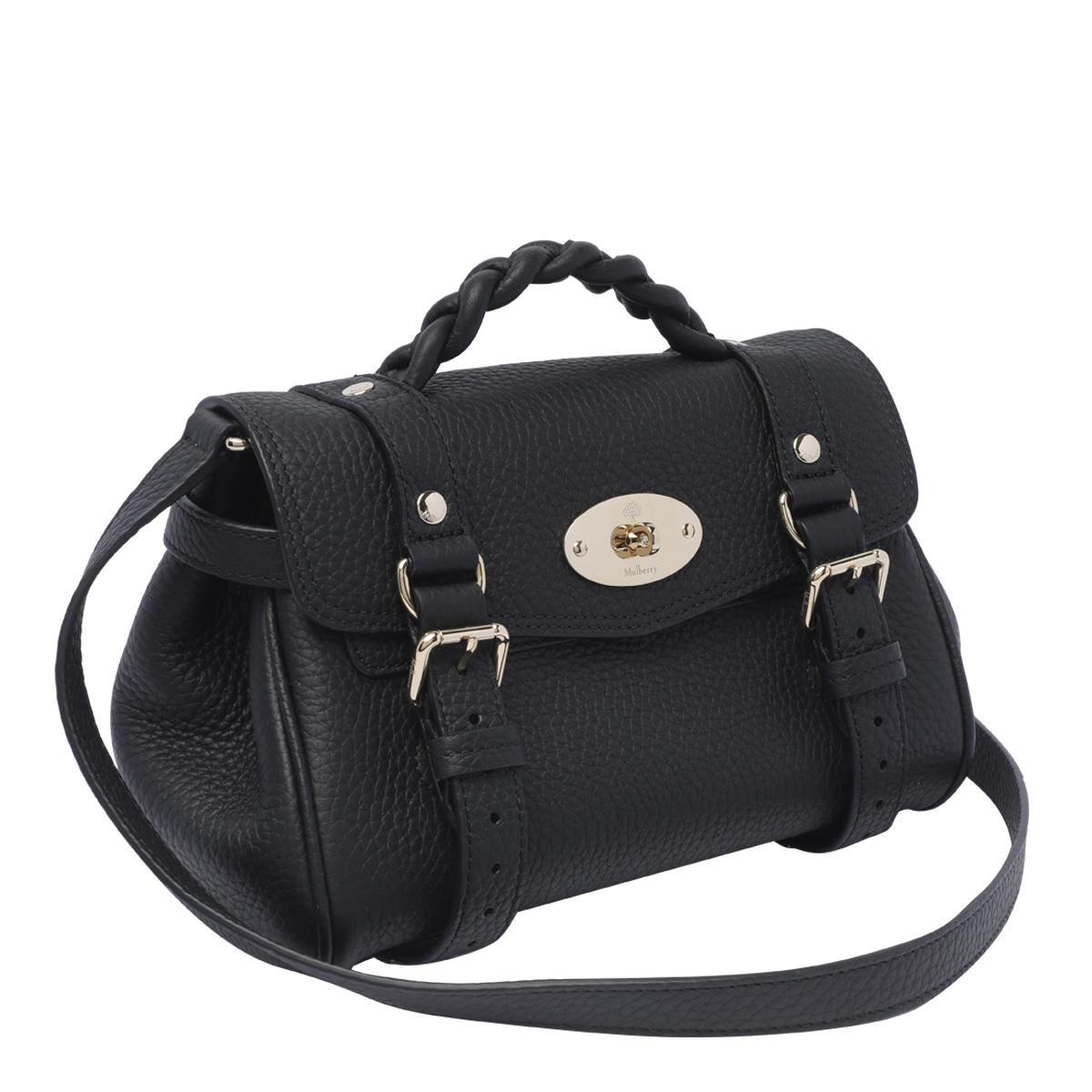 mulberry bags black calf leather - women