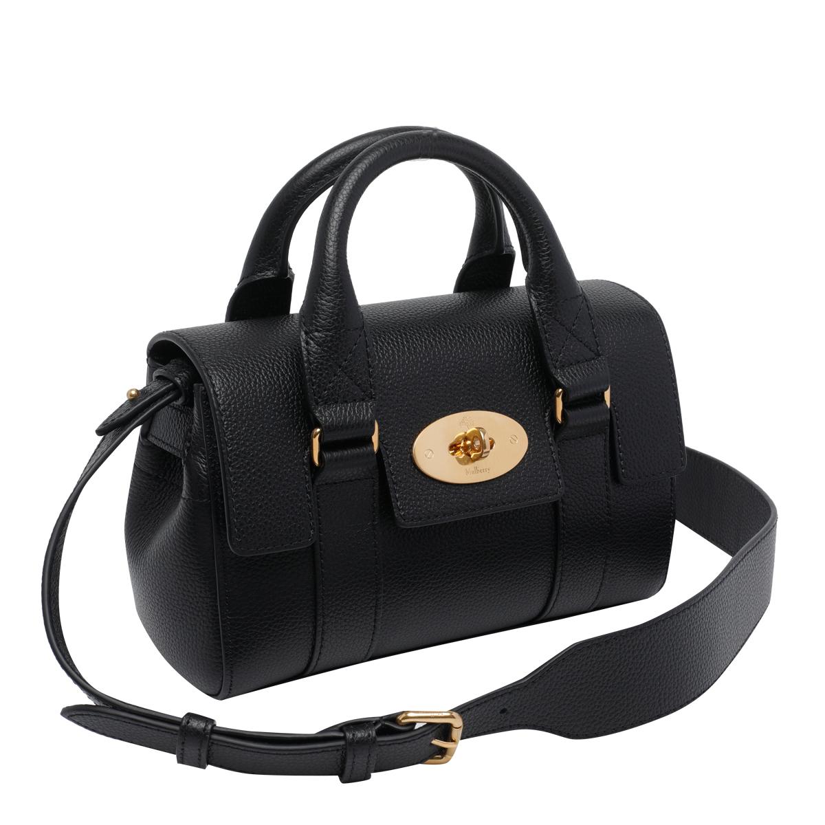 mulberry bags black calf leather - women