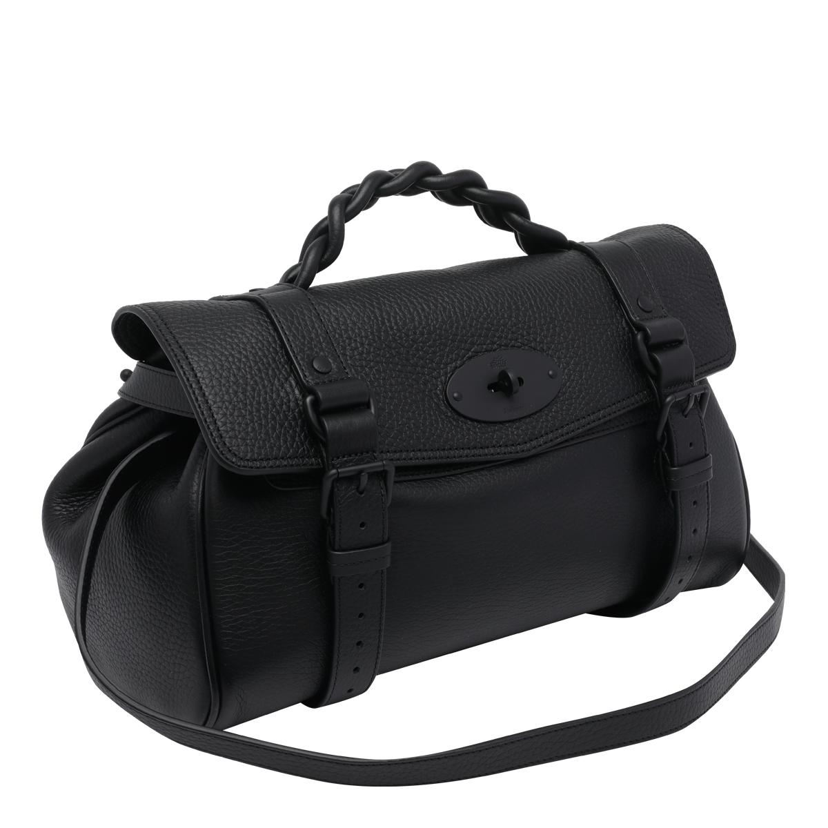 mulberry bags black calf leather - women