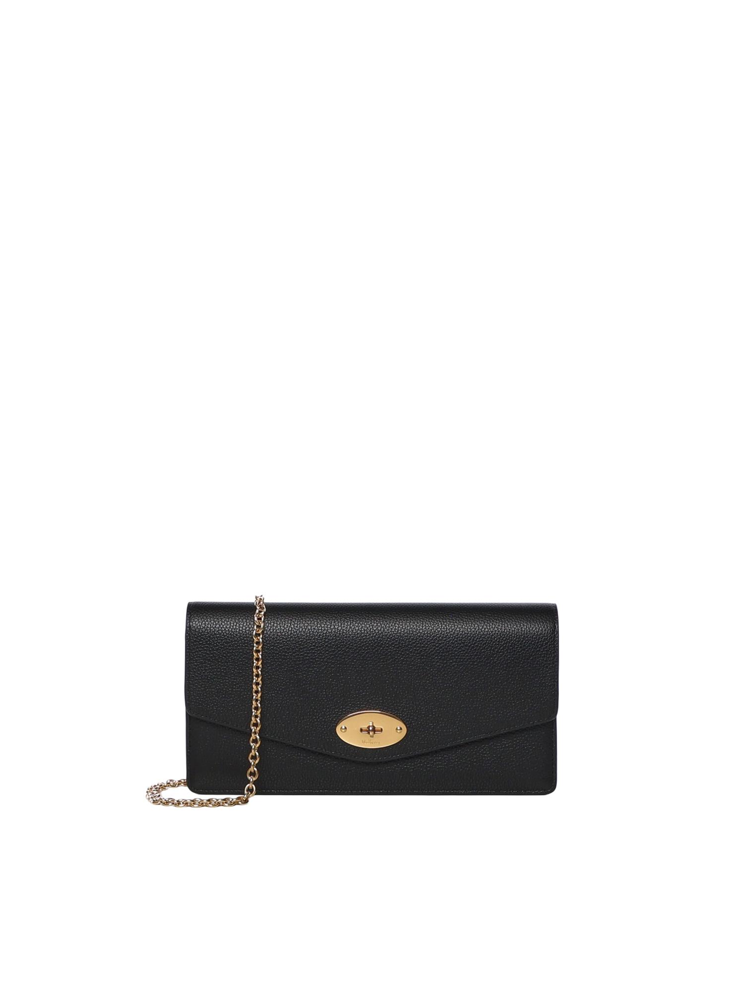 mulberry bags black leather - women