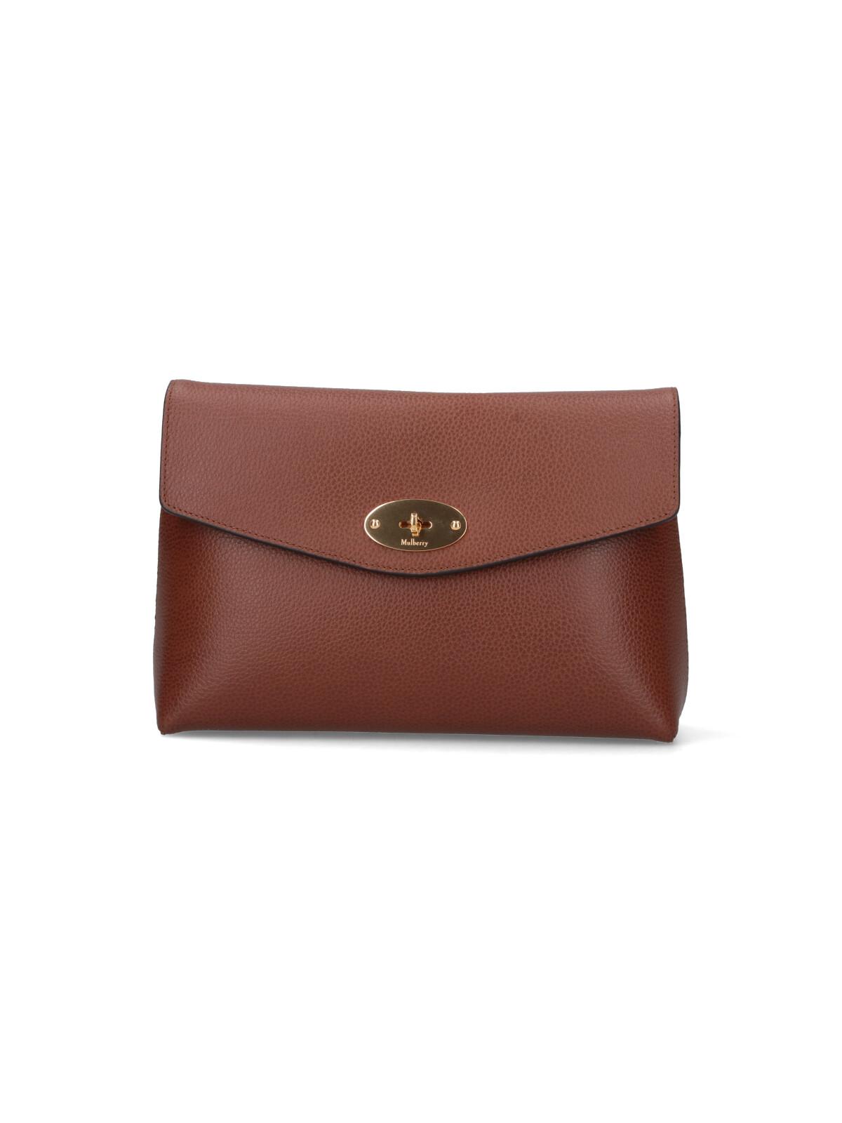 mulberry bags brown bovine leather - women