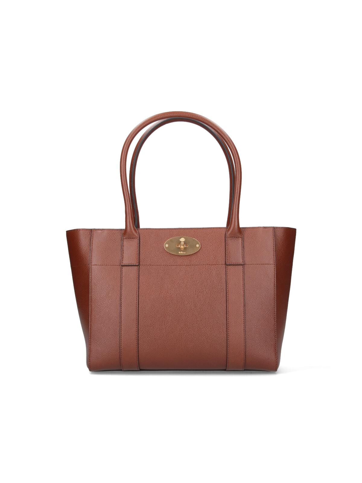 mulberry bags brown bovine leather - women