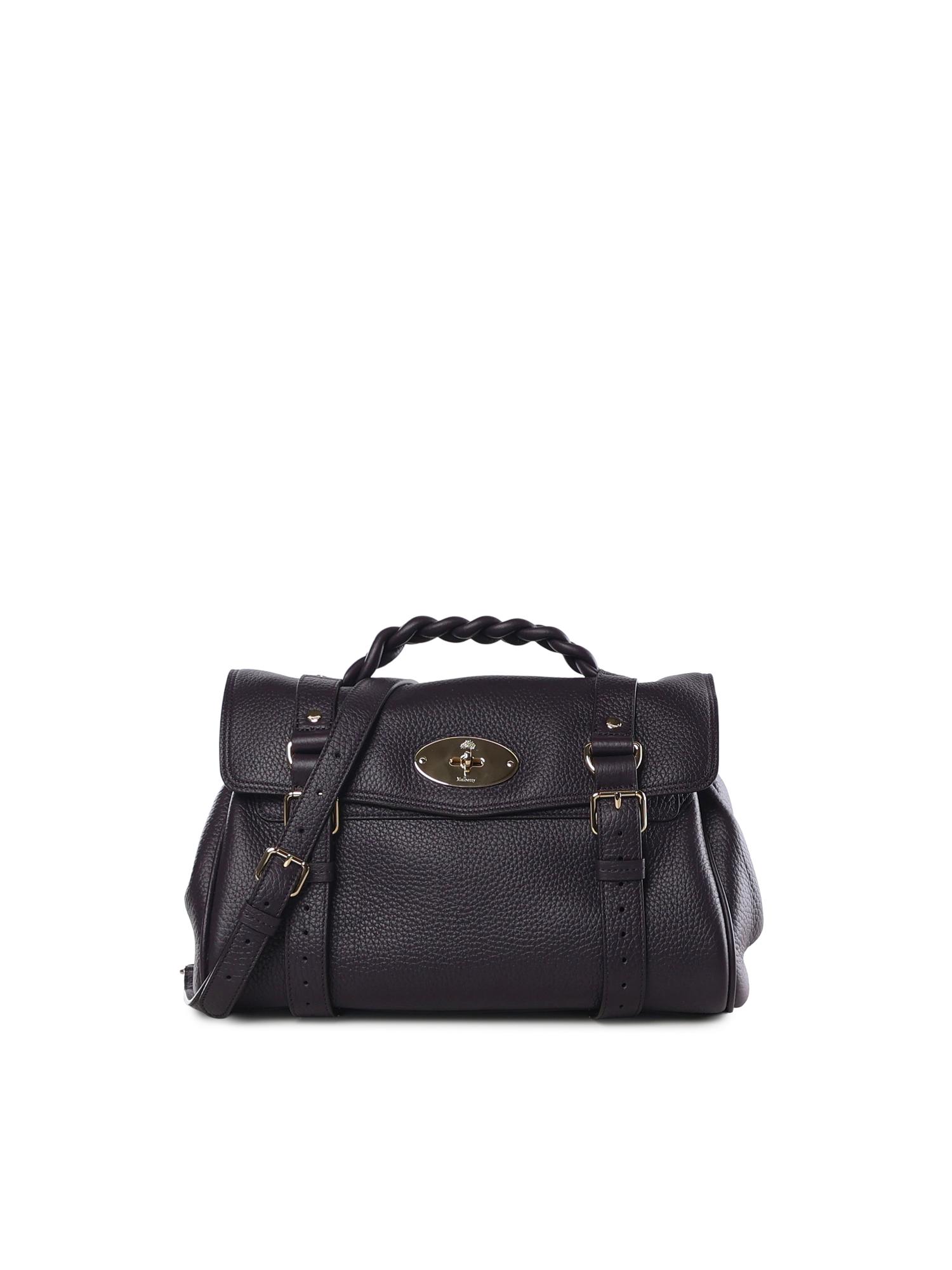 mulberry bags deep aubergine cowskin - women