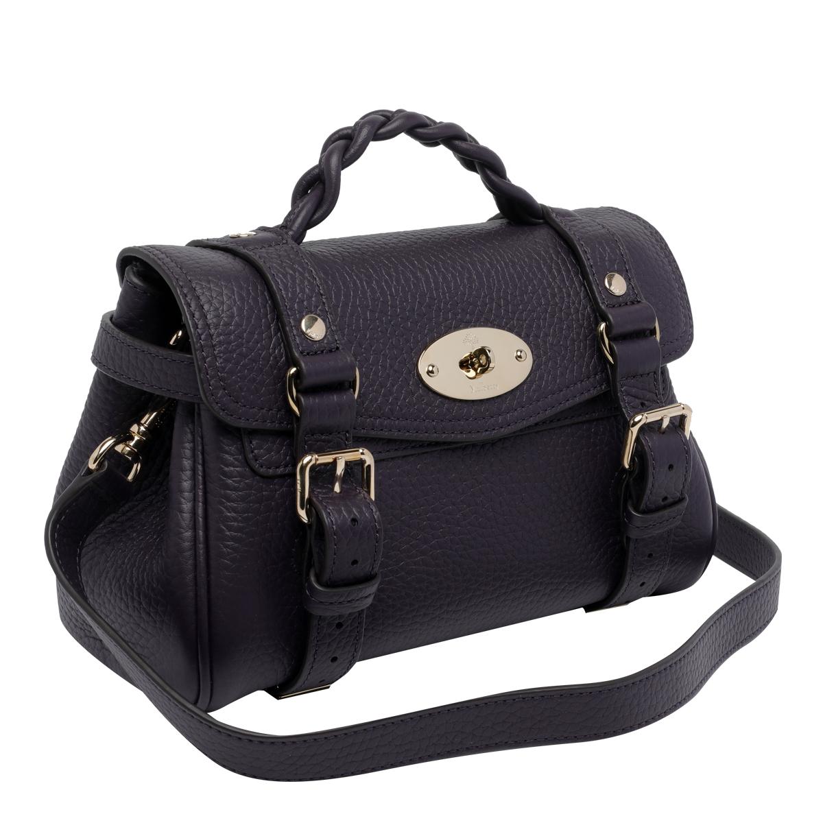 mulberry bags purple calf leather - women