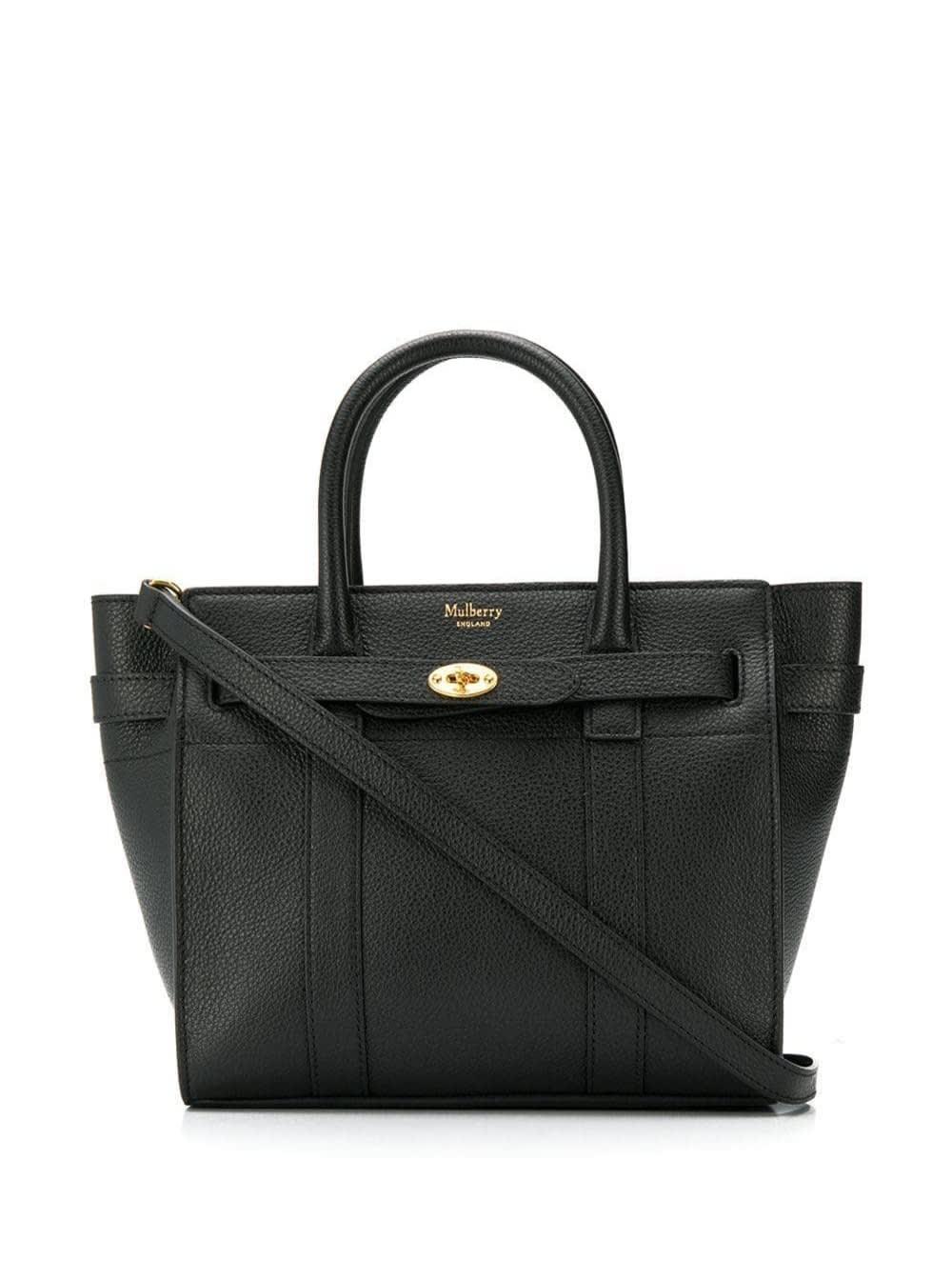 mulberry batswater small black leather handbag woman