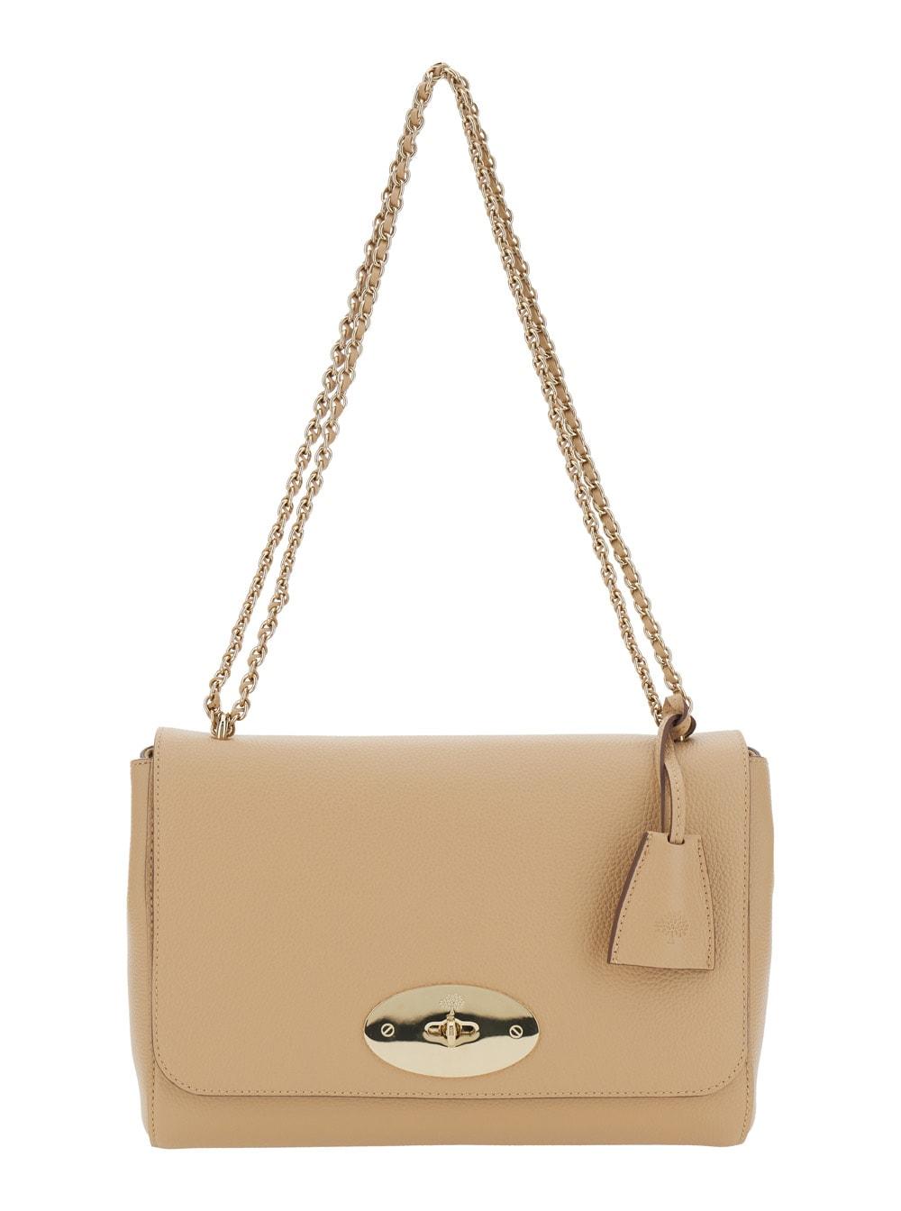 mulberry beige leather womens medium lily small class grain shoulder bag