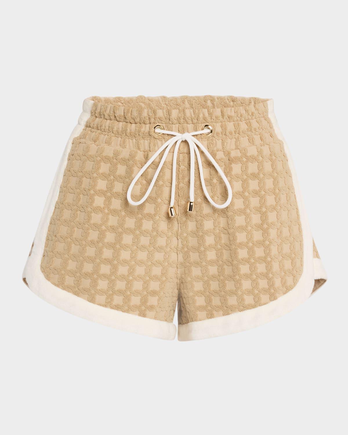 mulberry drawstring shorts