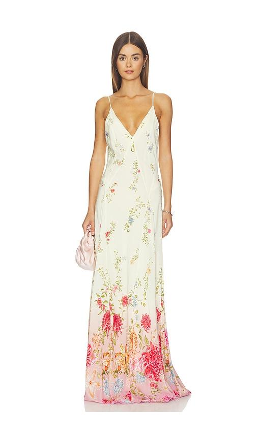muma world hikari altair dress in cream,pink.