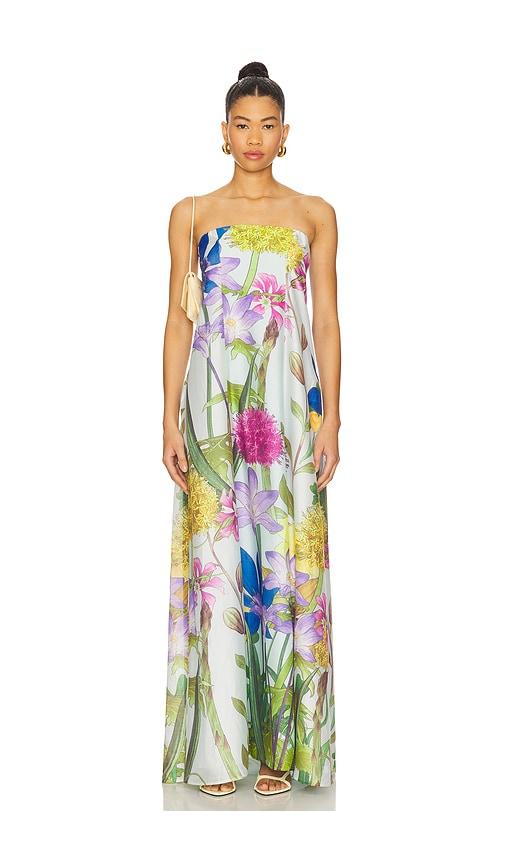 muma world in the garden ursa dress in baby blue.