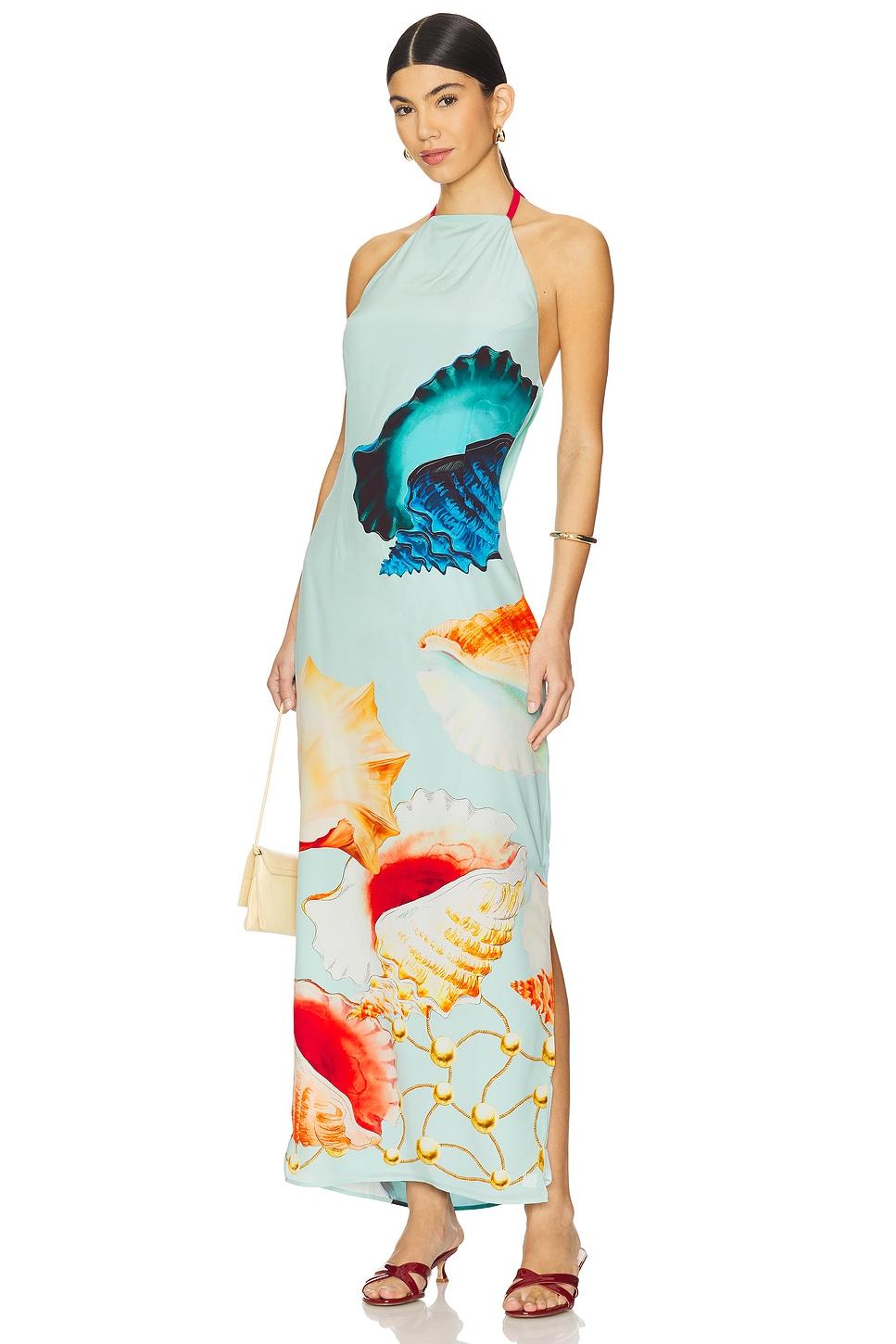murex mist vega silk dress