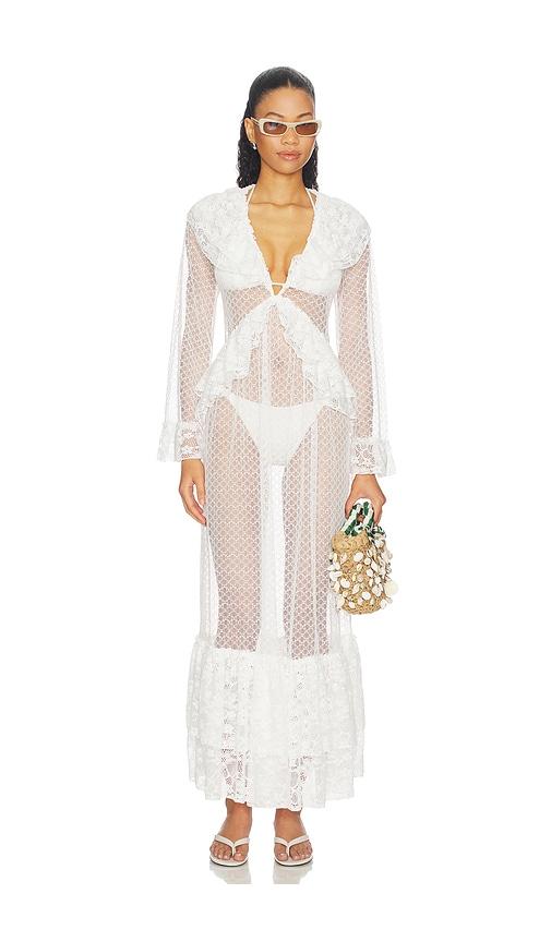 my beachy side laurel maxi dress in ivory.